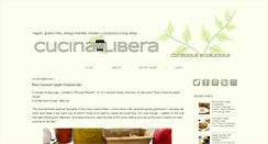 Desktop Screenshot of cucinalibera.com